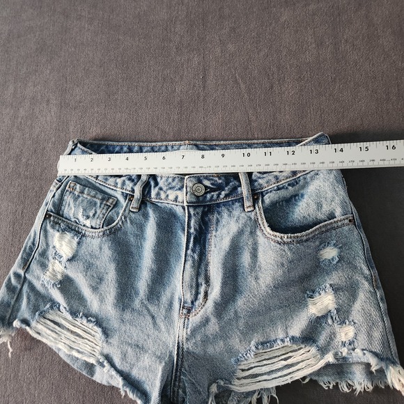 Pacsun Shorts Womens Size 26 High Rise Festival Shorts Distressed - Picture 3 of 12